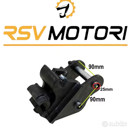 Attacco rapido per miniescavatore PERNI DA 25