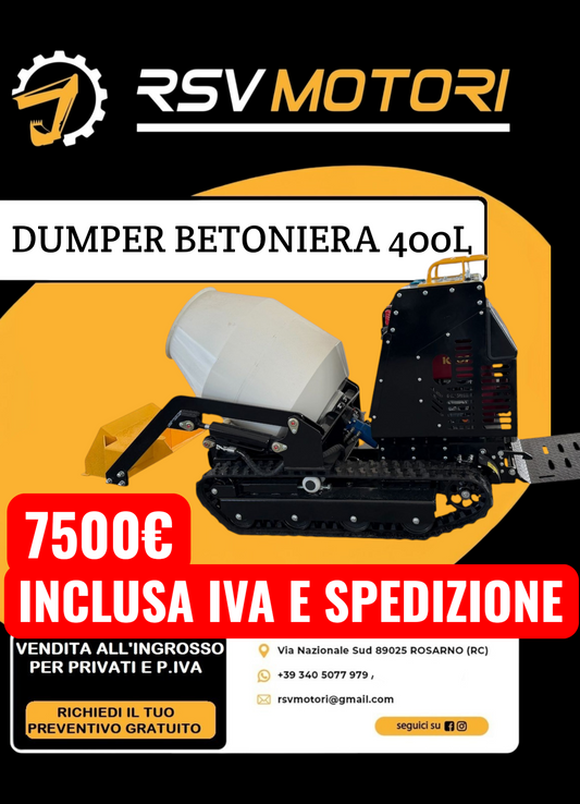 Minidumper Betoniera RSV
