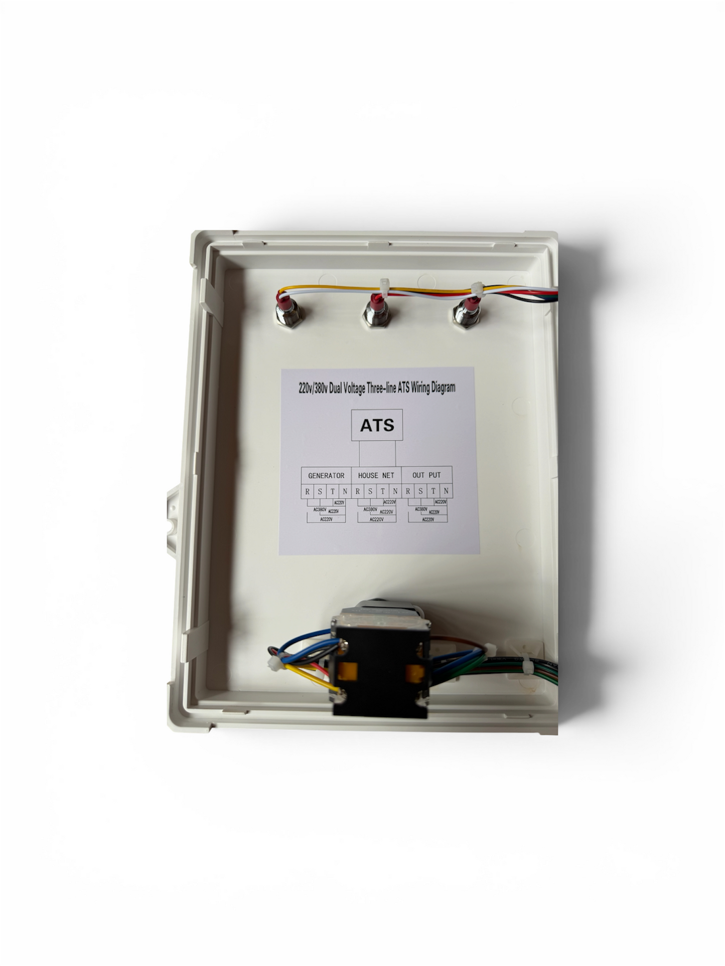 QUADRO RETE AUTOMATICO ATS 230 400V UNIVERSALE GRUPPO ELETTROGENO 5 PIN GENERATO