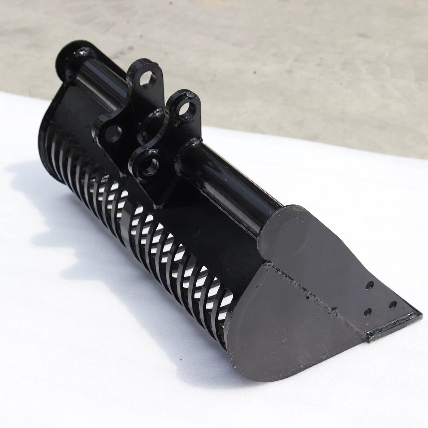 Benna grigliata spietratrice per miniescavatore Da 60 Cm Perni 25
