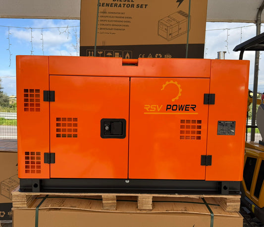 Gruppo elettrogeno genset diesel 15 KW  SPEDIZIONE INCLUSA