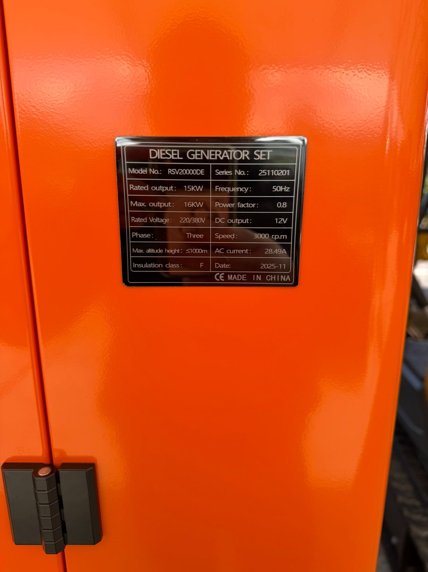 Gruppo elettrogeno genset diesel 15 KW  SPEDIZIONE INCLUSA