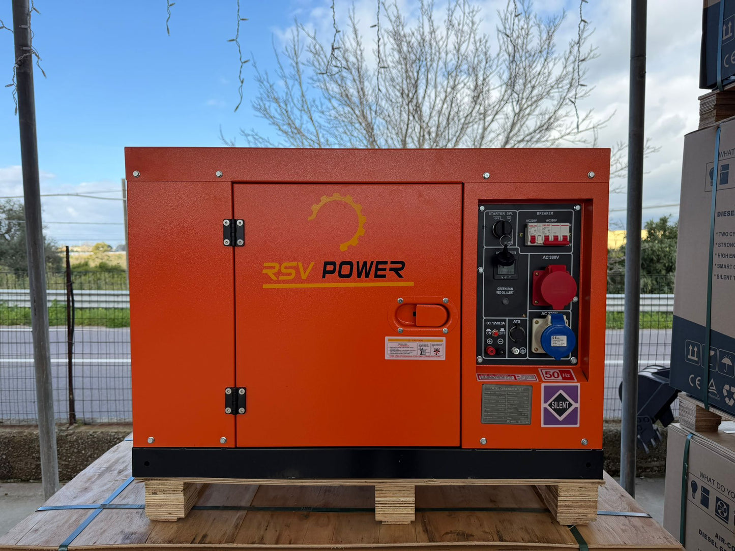 Gruppo elettrogeno genset diesel 6 KW  SPEDIZIONE INCLUSA