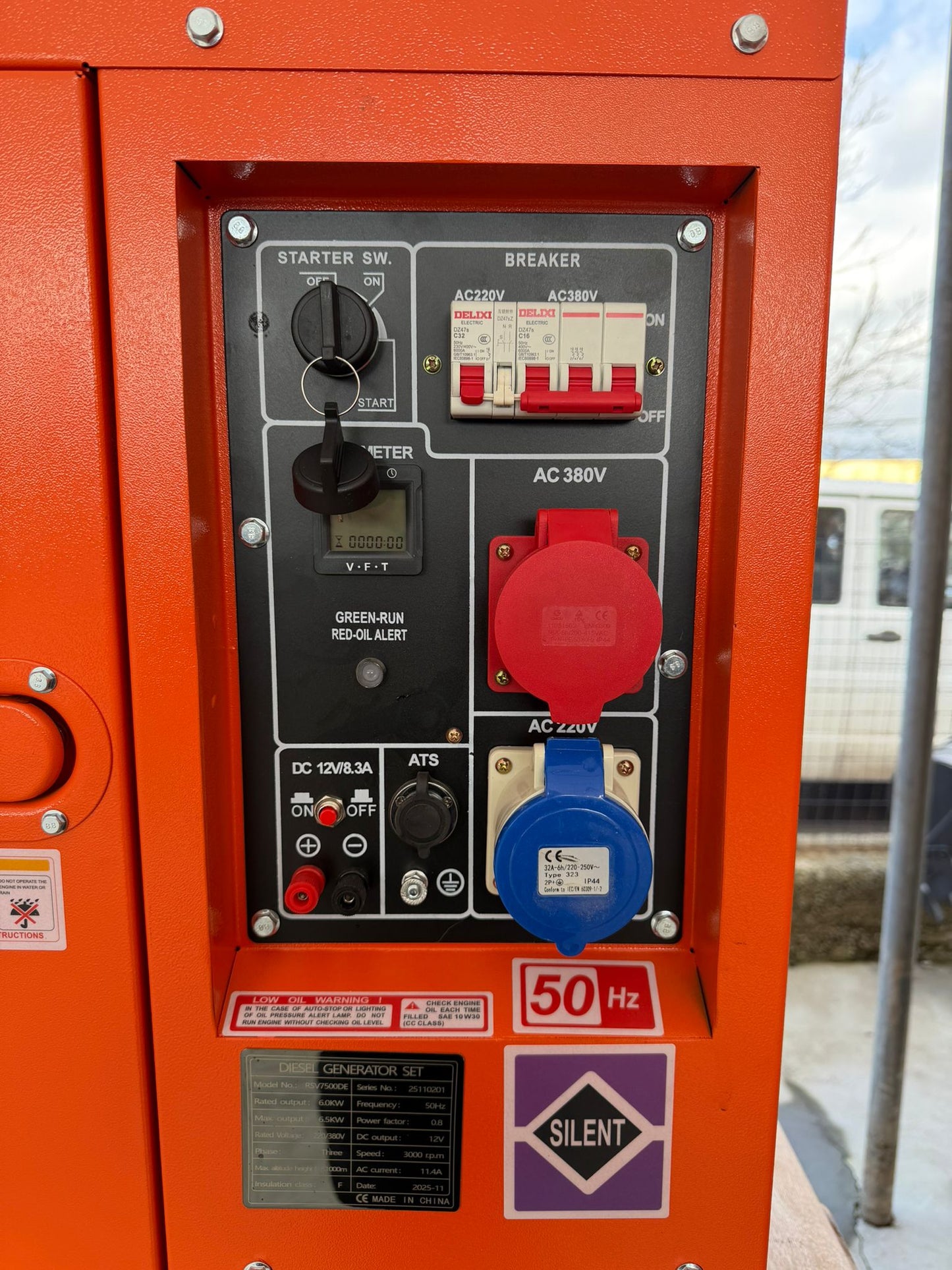 Gruppo elettrogeno genset diesel 6 KW  SPEDIZIONE INCLUSA